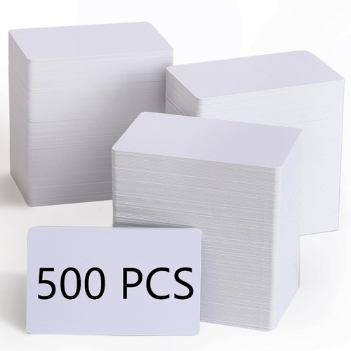 Premium White PVC ID Cards – 30 Mil (Pack of 500)