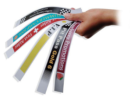 WRISTBANDS - TYVEK - PLAIN AND CUSTOM