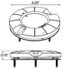 Aurora Flush Dome Light