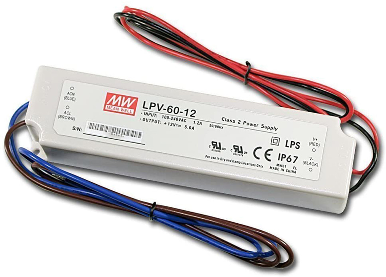 60W LED Driver 12VDC - 60W LED Driver