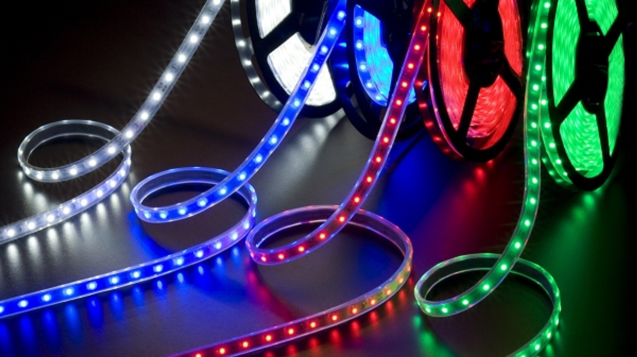 LED Waterproof Ribbon 16' Roll RGB - Color Changing RGB