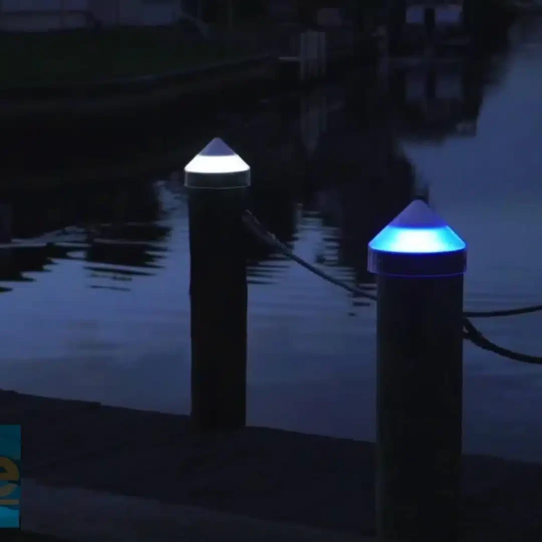 Solar Piling Light DokLite Solar Piling Cap Light