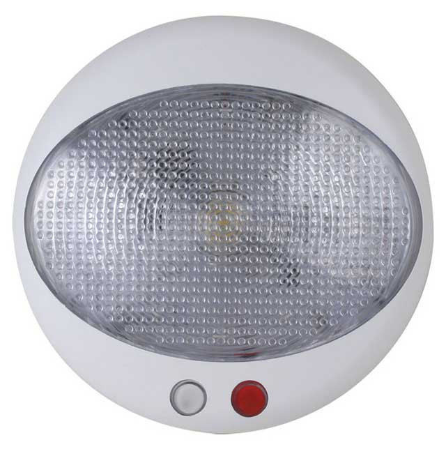 Scandvik Dome Dual-Color White/Blue LED Lamp | Dual-Color