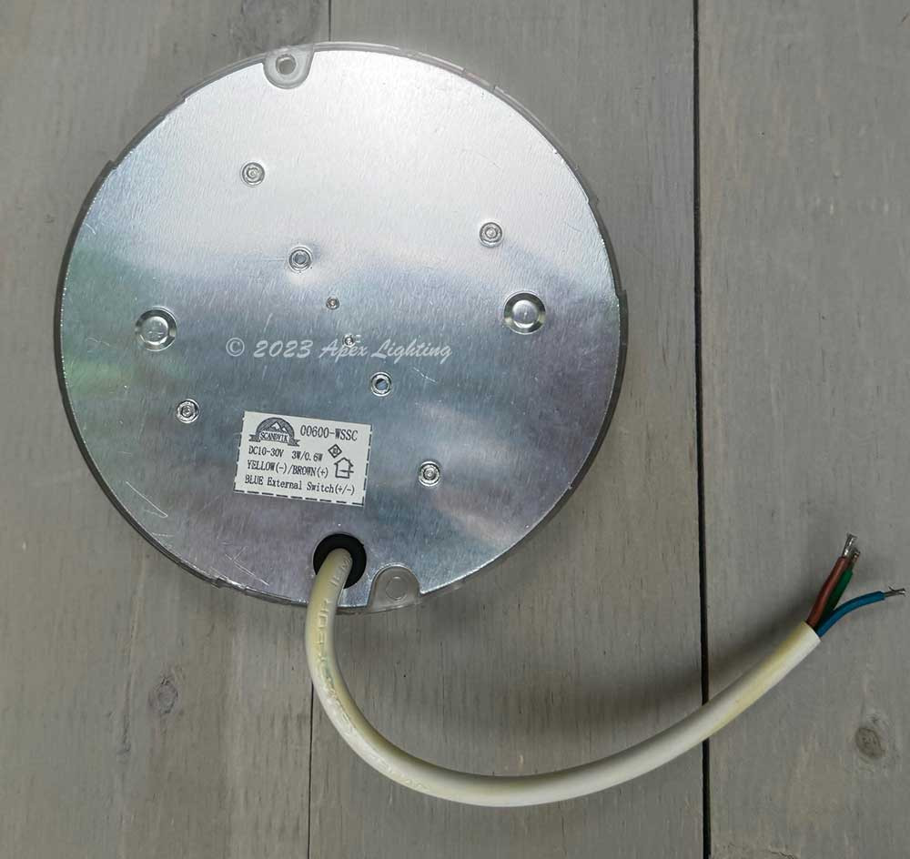 Scandvik Dome Dual-Color White/Blue LED Lamp | Dual-Color