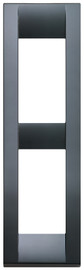 Idea Square Cover Plate Technopolymer - Grey