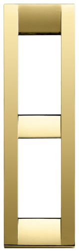Idea Square Cover Plate Die-Cast - Gold