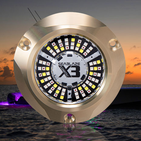 Lumitec Seablaze X3 LED Underwater Light