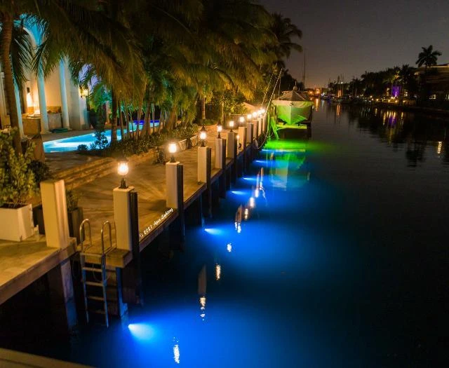 Fort Lauderdale Home with 6 Kraken Underwater Lights