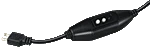 Deep Glow inline GFCI device with its power plug.