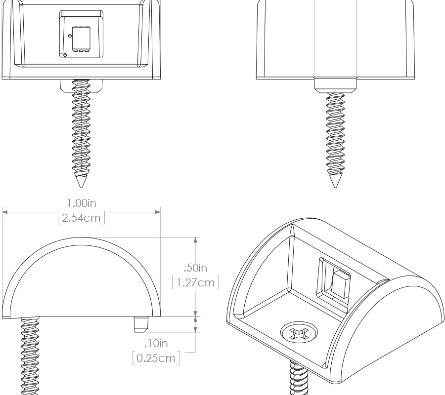 Andros LED Courtesy Downlight Lumitec Andros