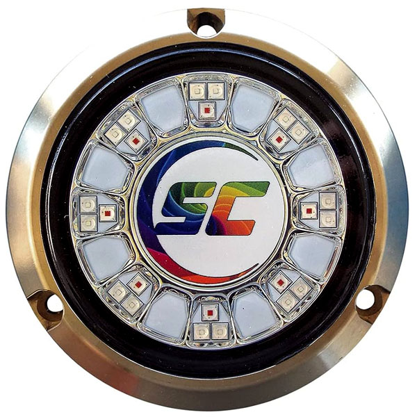 Shadow-Caster SCR-24 Bronze Underwater Light - 24 LEDs - Full Color Changing [SCR-24-CC-BZ-10] main image 1