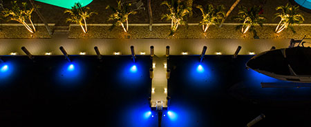 Luxury Condominiums in West Palm Beach Dock Lighting Project Luxury Condominiums in West Palm Beach Dock Lighting Project