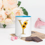 Initial Mug "Y" with Yellow or Blue Inside