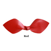 School Color  Leather Bow Clip