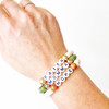 Adult Custom Color Block Beaded Bracelet