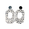 Dalmatian New York Leather Earring