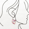 APRIL earring of the MONTH ~Floral Signature Leather Earring