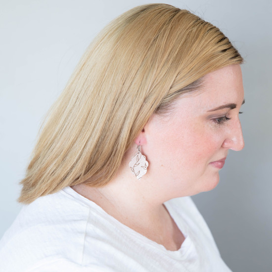 Rosie Glow Signature Mini Leather Earring