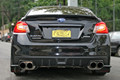 Rally Armor 15-21 Subaru WRX/STI (Sedan ONLY) White UR Mud Flap w/ Red Logo -  Installed 14