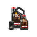 IAG MOTUL 6L 5W30 ECO-NERGY (OEM Engine) Oil Change Package fits 02-14 Subaru WRX, 04-21 STI
