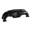 Corsa Veloce "Competizione" Forward Facing Billet Intake Manifold for OE 64mm T-Body - Black Finish - Angle 2