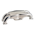 Corsa Veloce "Competizione" Forward Facing Billet Intake Manifold for OE 64mm T-Body - Silver Finish - Angle 2