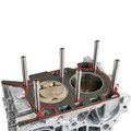 IAG 1000 FA24 Subaru Short Block for 2022-24 WRX - Fire-Lock Head Gasket Install