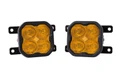 Diode Dynamics SS3 Max Type Fog Light Kit For 2019-22 Subaru Ascent - Yellow SAE Fog - DD6994