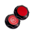 IAG Revolve Brake Fluid Reservoir Cap w/ Anodized Color Accent for WRX, STI, LGT, FXT, BRZ - Red