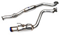Invidia N1 Street 3" Single Exit Cat Back Exhaust with Titanium Tip for 2008-14 Subaru WRX Sedan & 2011-14 STI Sedan