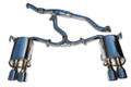 Invidia Q300 Cat Back Exhaust with Polished Tips for 2011-14 Subaru WRX / STI Sedan