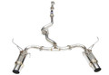 Invidia N1 Dual Cat Back Exhaust with Polished Tips for 2008-14 Subaru WRX Sedan & 2011-14 STI Sedan