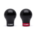 COBB Subaru 6-Speed Weighted COBB Shift Knob - Black w/ Black and Red Collar - 213360-BK