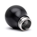 COBB Subaru 6-Speed Weighted COBB Shift Knob - Black w/ Black and Red Collar - 213360-BK - Angle 1