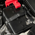 IAG Subaru Battery Tie Down - Black Installed