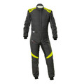 OMP First Evo Overall Anthracite / Fluo Yellow Racing Suit- Size 42 (FIA 8856-2018/SFI) OMP First Evo Overall Anthracite / Fluo Yellow Racing Suit- Size 42 (FIA 8856-2018/SFI)