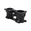 IAG V3 Subaru WRX STI Top Feed TGV Housings with Butterfly Pass Thru - Black Finish 1