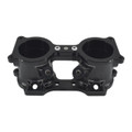 IAG V3 Subaru WRX STI Top Feed TGV Housings with Butterfly Pass Thru - Black Finish 3