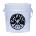 Chemical Guys Heavy Duty Ultra Clear Detailing Bucket - Case of 12 - ACC106