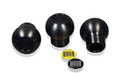 Kartboy Black Knuckleball 6 Speed Shift Knob - Black Aluminum