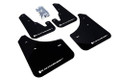 Rally Armor UR Black Mud Flaps with White Logo For 2004-09 Mazda Speed 3 Rally Armor UR Black Mud Flaps with White Logo For 2004-09 Mazda Speed 3