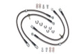 Techna-Fit Stainless Steel Braided Brake Line Kit For 2002-07 Subaru WRX