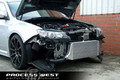 Process West Front Mount Intercooler for 08-14 STI Black Finish