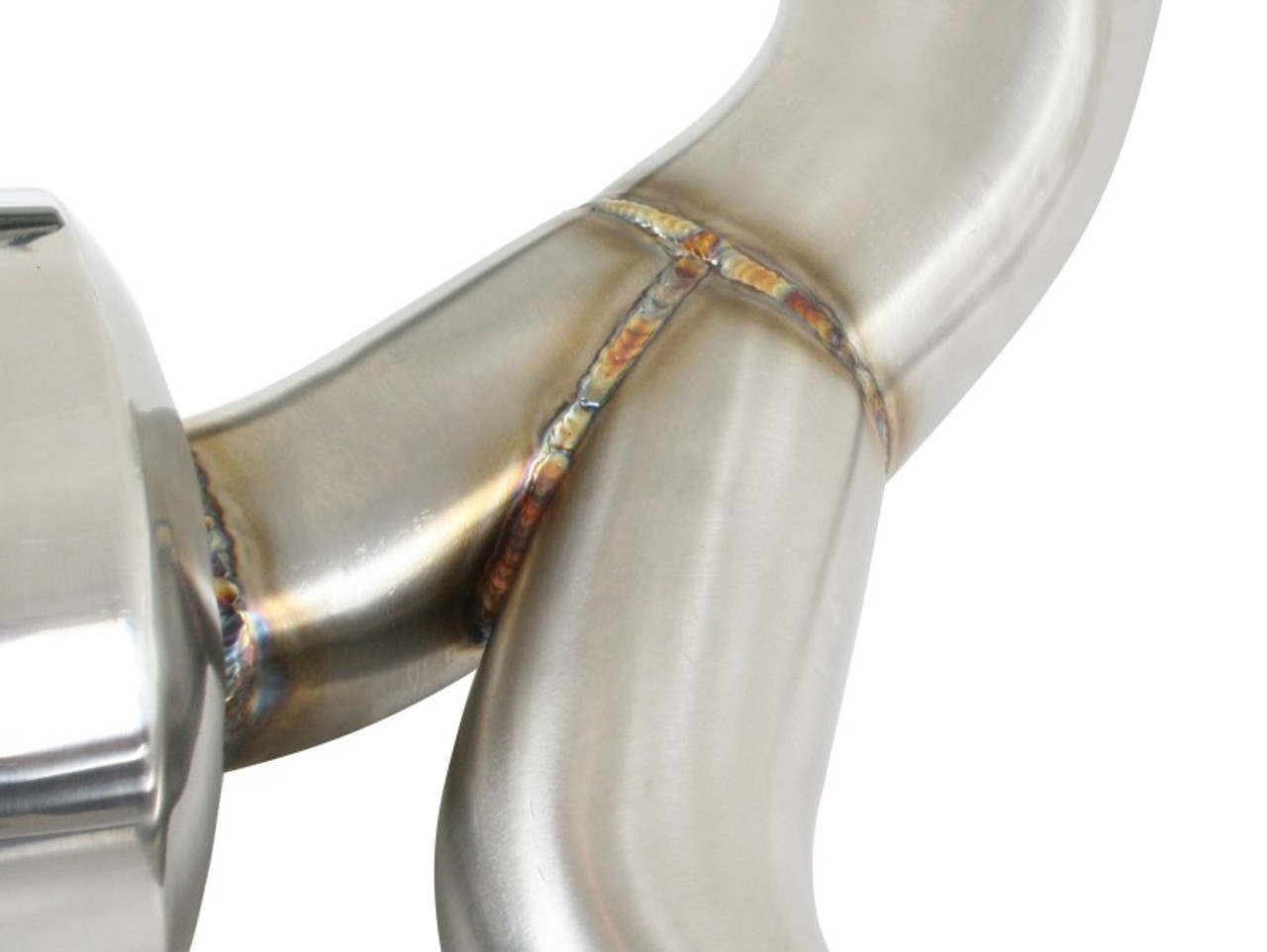aFe Takeda 2-1/2" 304 Stainless Steel Cat-Back Exhaust System w/ Carbon Fiber Dual Tips for 2013+ Subaru BRZ/86/GR86/FR-S - 49-36023-C - Close Up