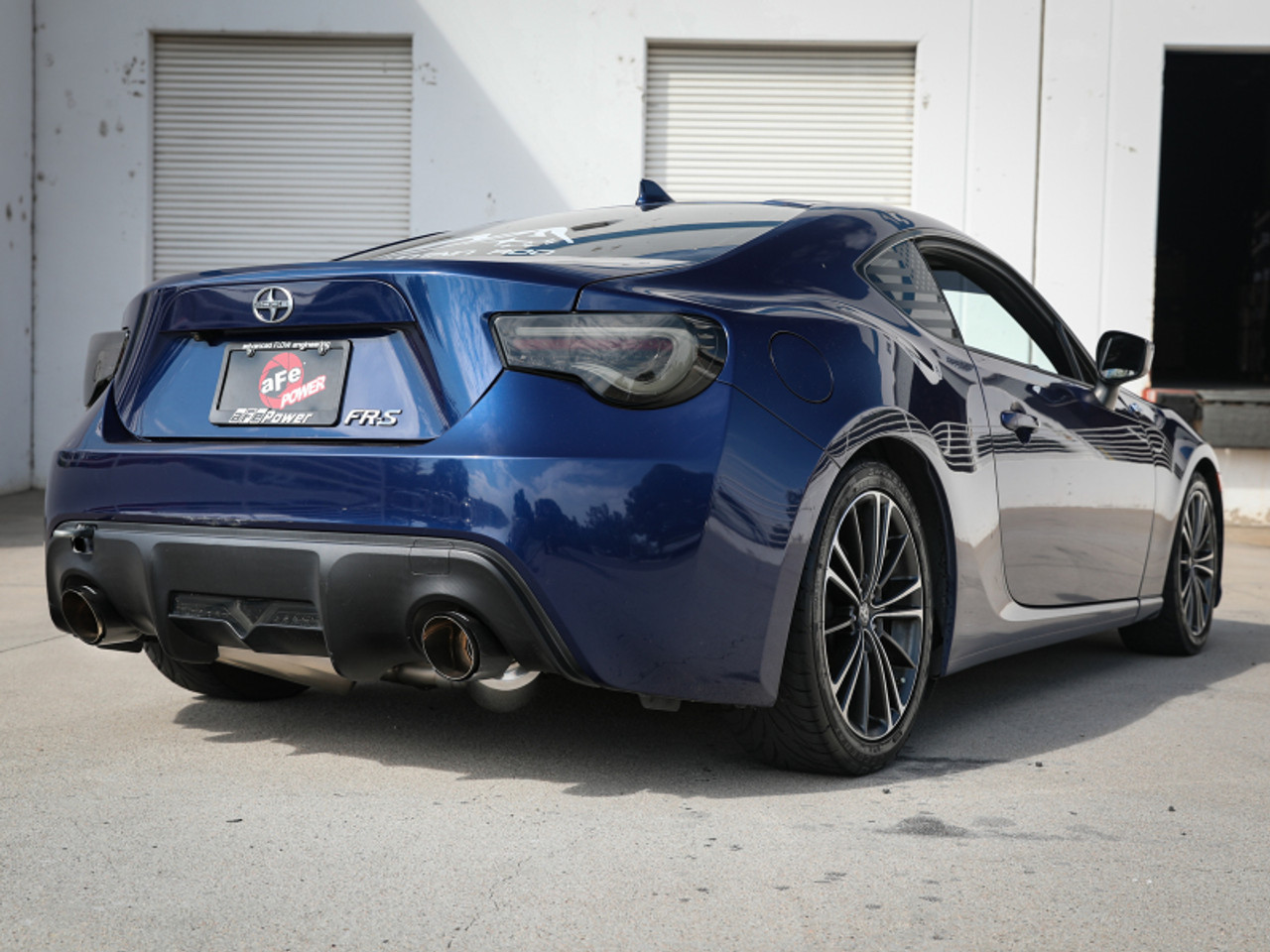 aFe Takeda 2-1/2" 304 Stainless Steel Cat-Back Exhaust System w/ Carbon Fiber Dual Tips for 2013+ Subaru BRZ/86/GR86/FR-S - 49-36023-C - Mounted