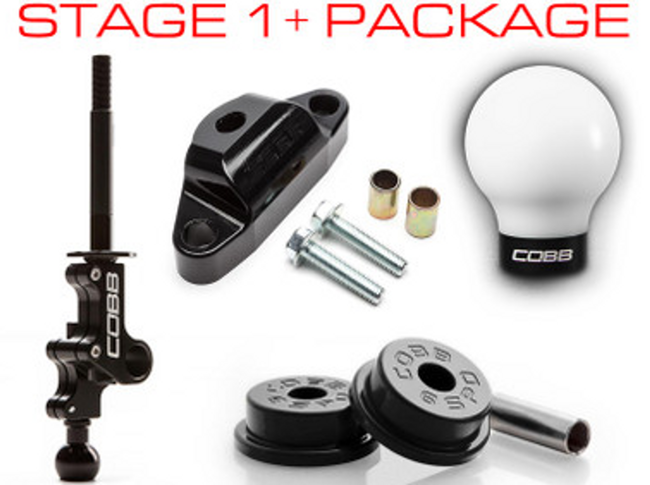 Cobb 6MT Stage 1+ Drivetrain Package- White