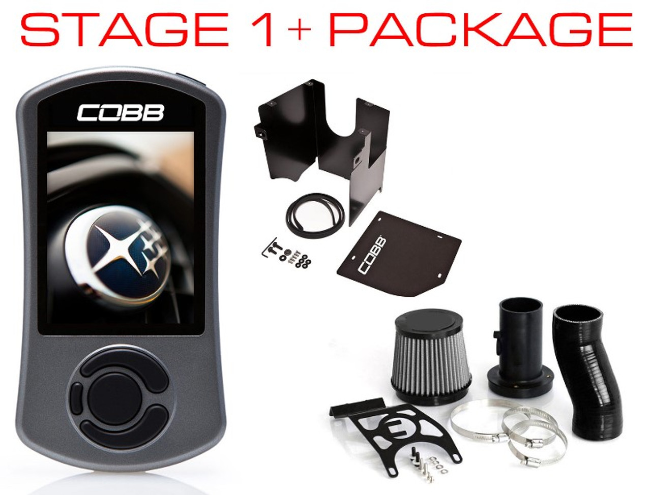 Cobb Stage 1+ Power Package w/V3- Black