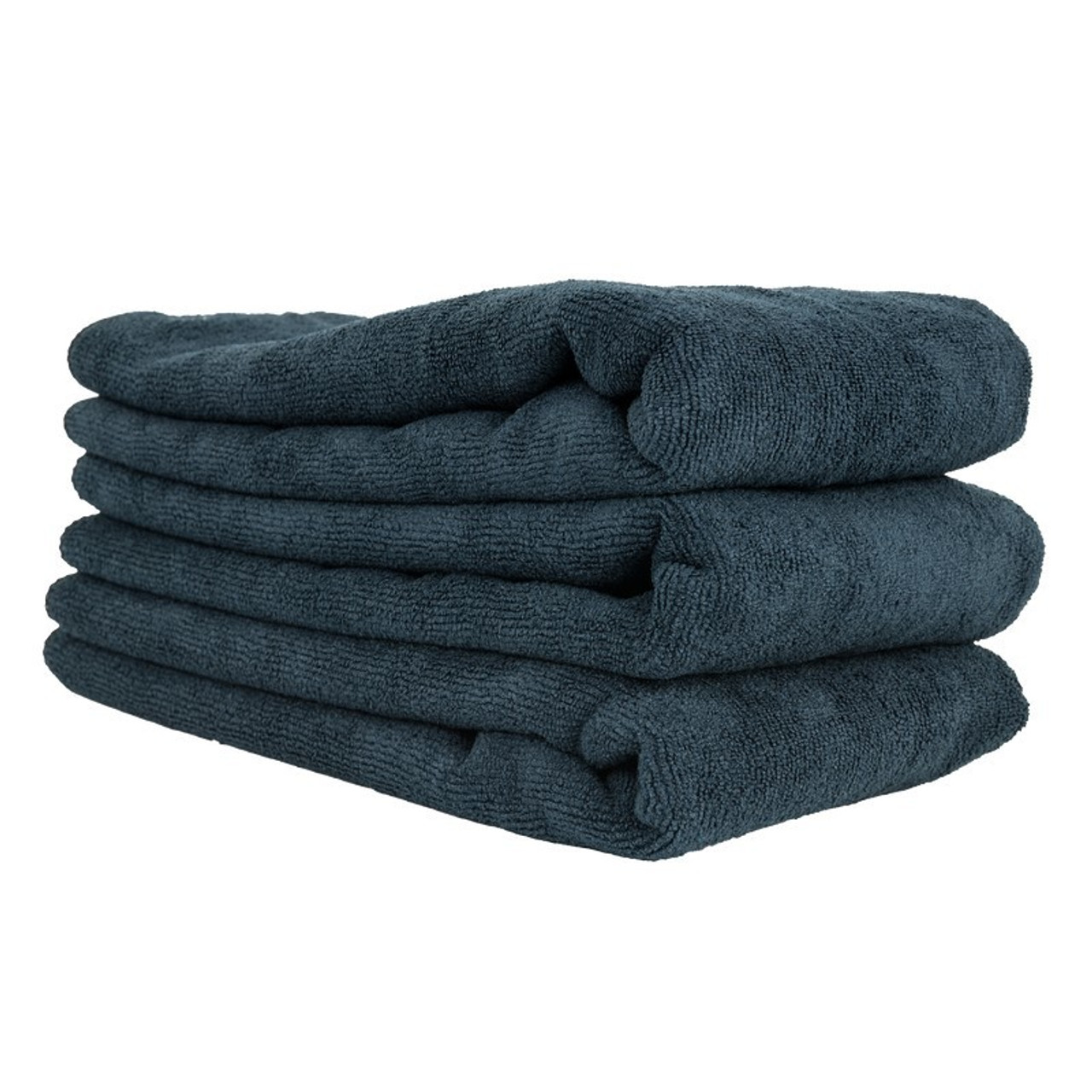 Chemical Guys Workhorse Microfiber Towel Black - 3 Pack