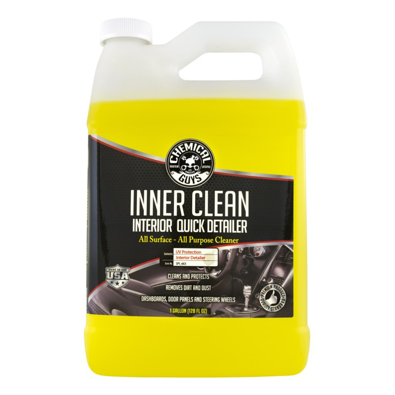 Chemical Guys InnerClean Interior Quick Detailer & Protectant - 1 Gallon  (P4)