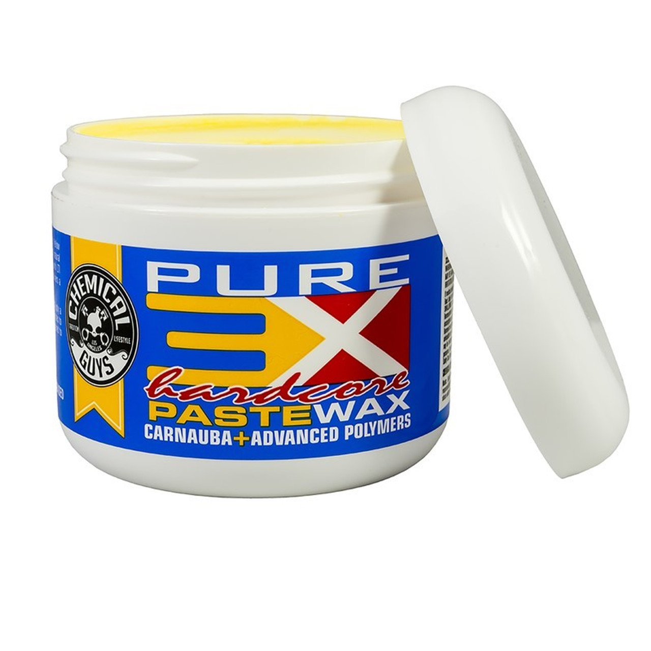 Chemical Guys Petes 53 Black Pearl Signature Carnauba Paste Wax  w/Applicators - 8 oz - Case of 12